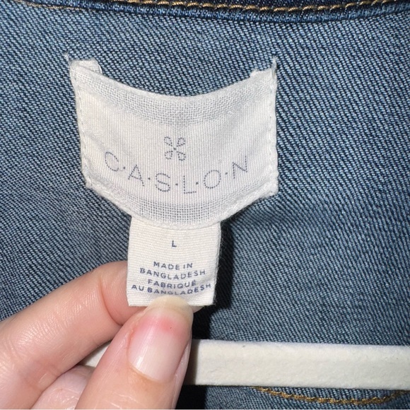 Caslon Dark Blue Denim Jacket - Picture 4 of 6